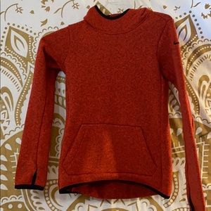 Red Nike hoodie XS